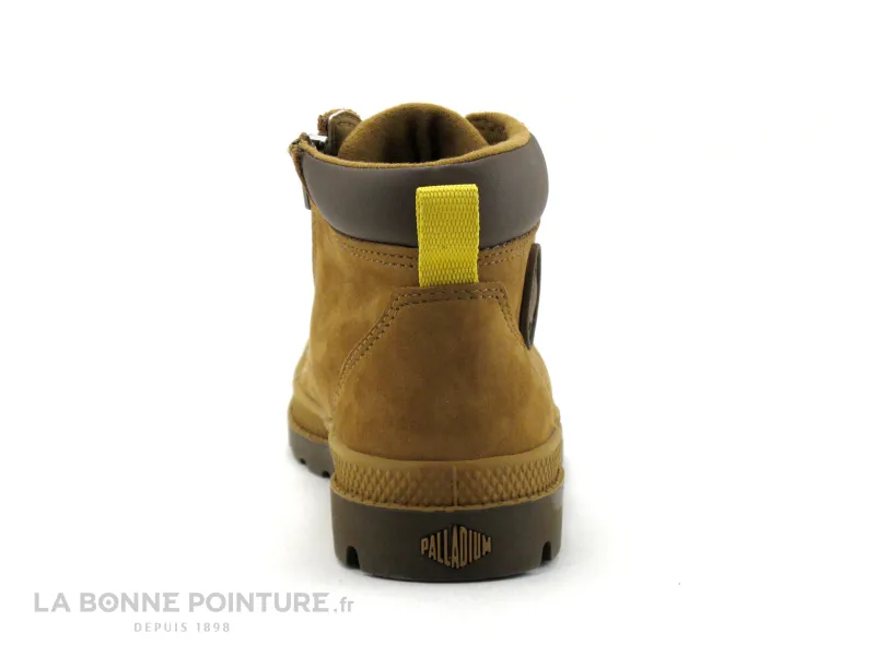 Achat chaussures Palladium Enfant Botte et Bottillon, vente Palladium HI CUFF 21H77122 Mahogany - Boots marron clair Enfant