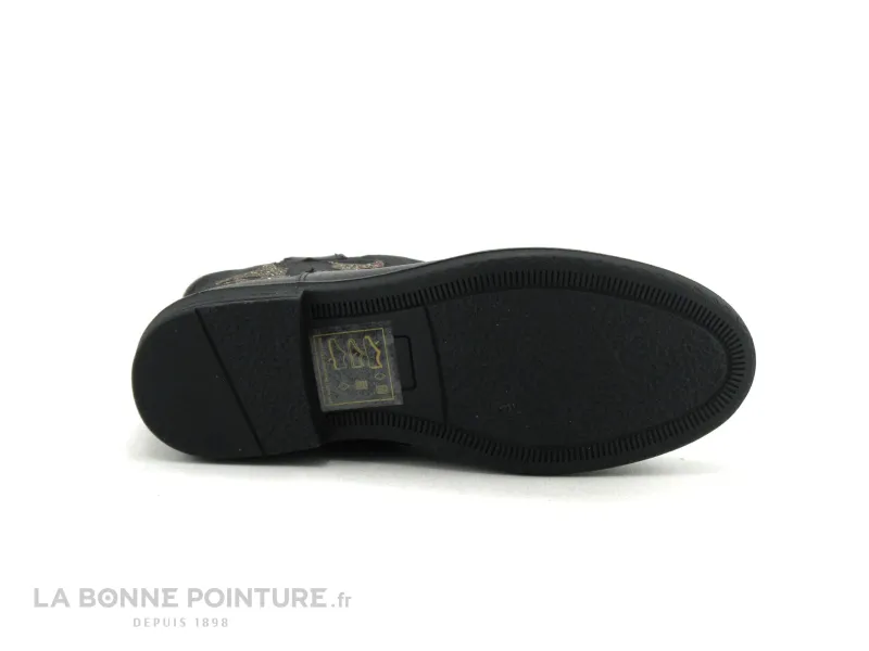 Achat chaussures Sprox Enfant Botte et Bottillon, vente Sprox 512193 Noir - Or - Boots santiag Fille