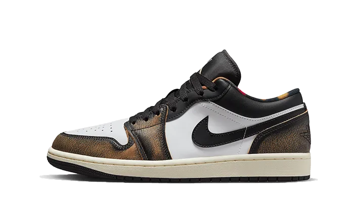 Air Jordan 1 Low Se Orange Wear Away