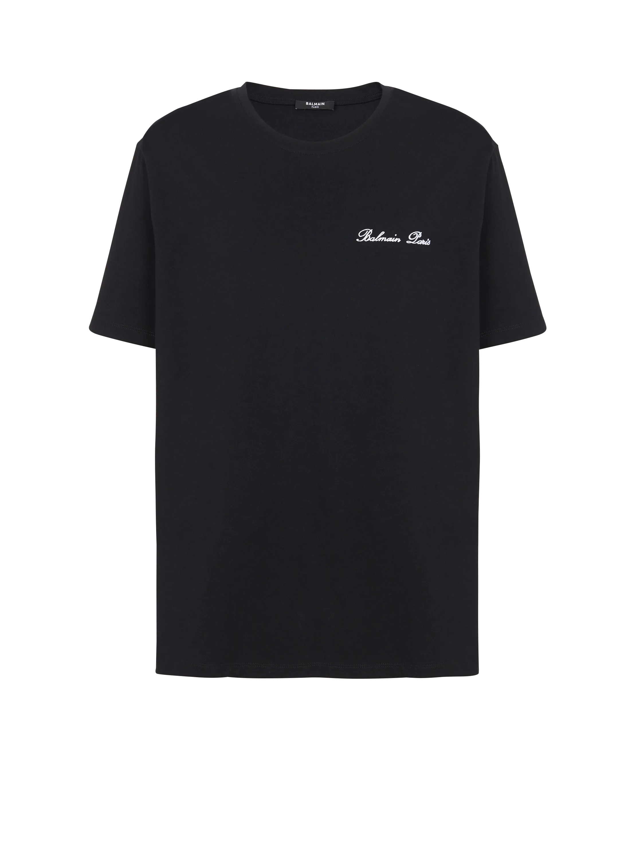 BALMAIN  T-shirt balmain signature - Noir