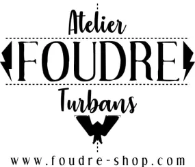 Bandeau à cheveux large facile à mettre en coton Graffiti bleu