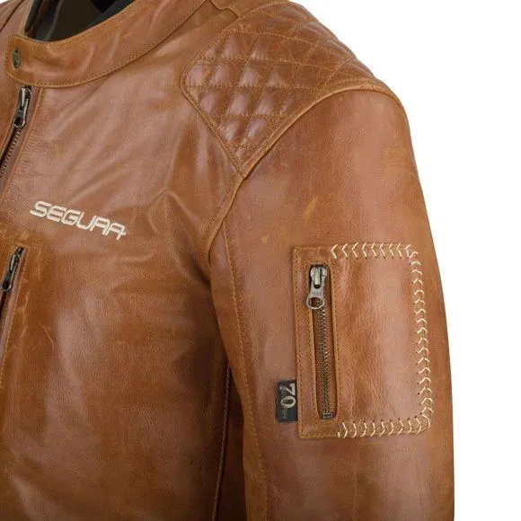 BLOUSON CUIR HOMME SEGURA DIMAGGIO MARRON