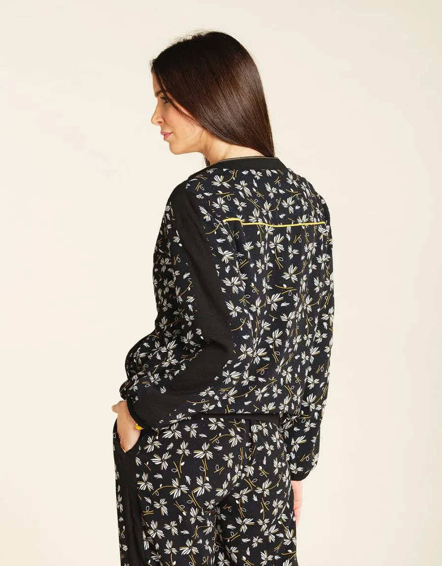 Bombers imprimé noir 