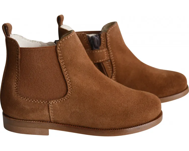 Boots bottines MIXTES RESISTANTES élastique - nubuck CAMEL