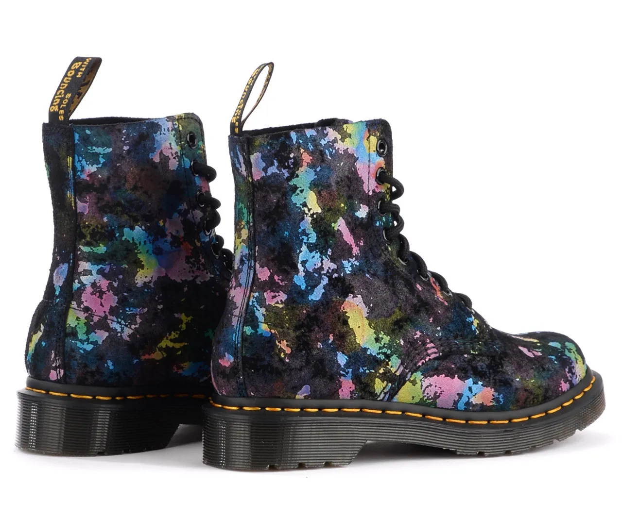 Botte combat Dr. Martens 1460 Pascal Rainbow 