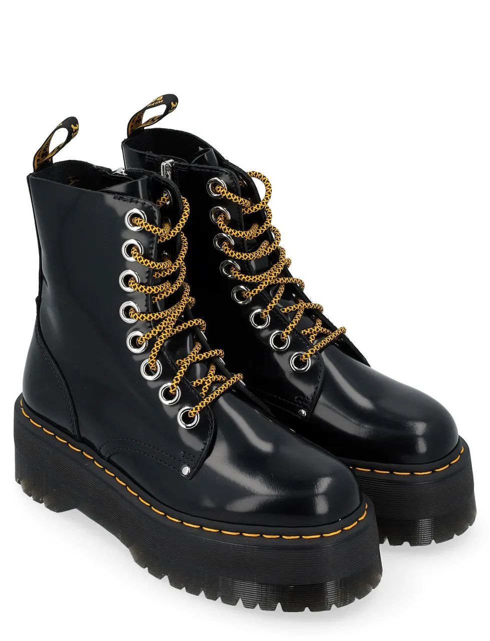 Botte combat Dr. Martens Jadon Max en cuir noir