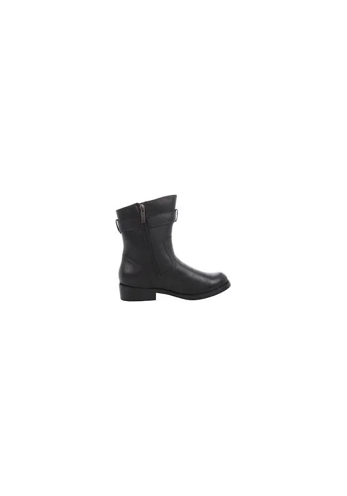 Botte Harley Davidson Valeria en cuir noir D85274 Femmes