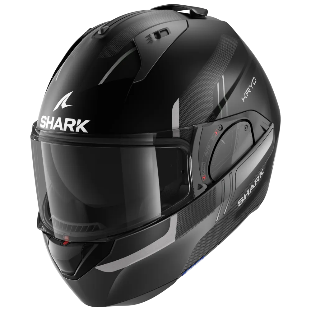 CASQUE MODULABLE SHARK EVO ES KRYD MAT NOIR ANTHRACITE GRIS