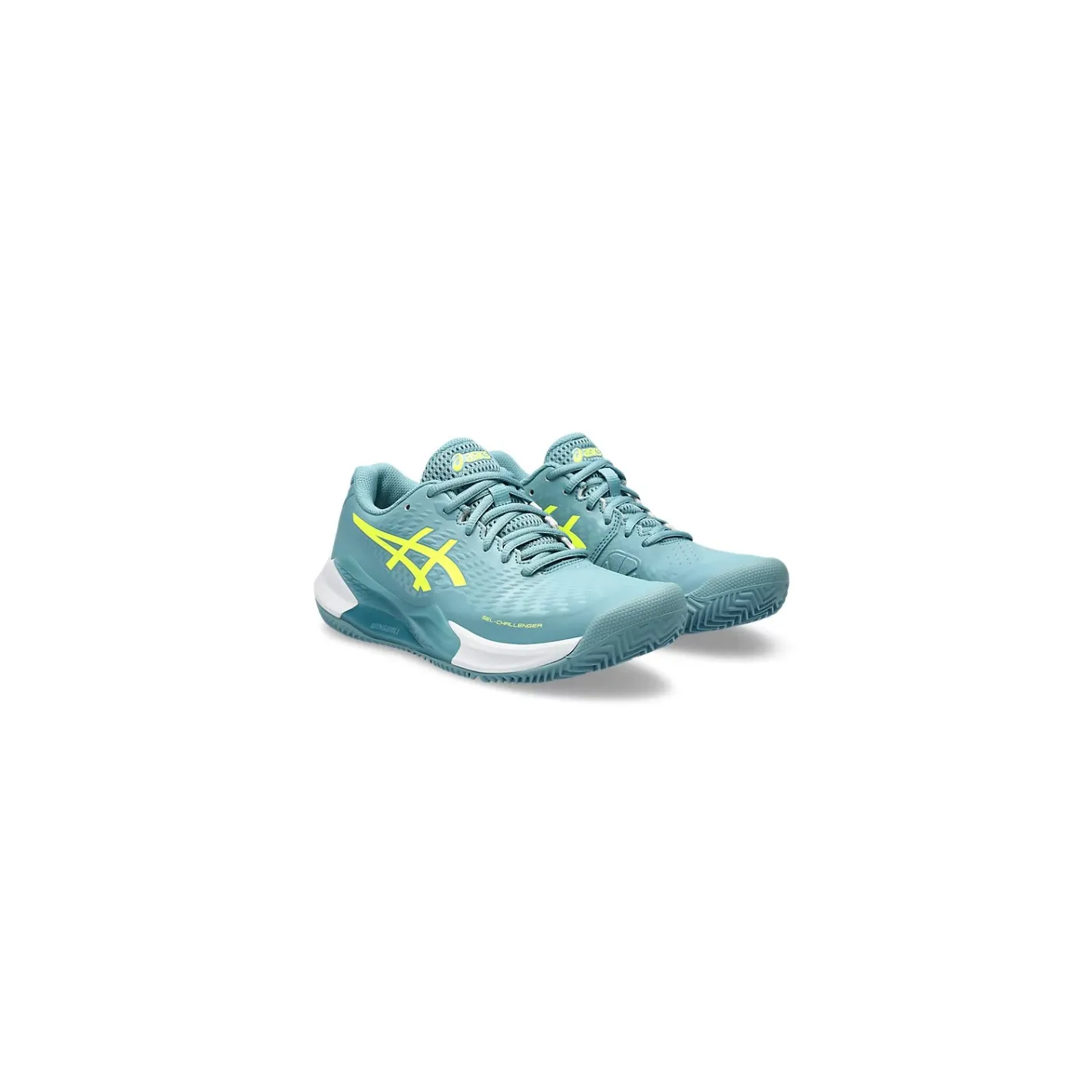 Chaussures ASICS Femme GEL-CHALLENGER 14 Terre Battue Turquoise / Jaune AH 2023