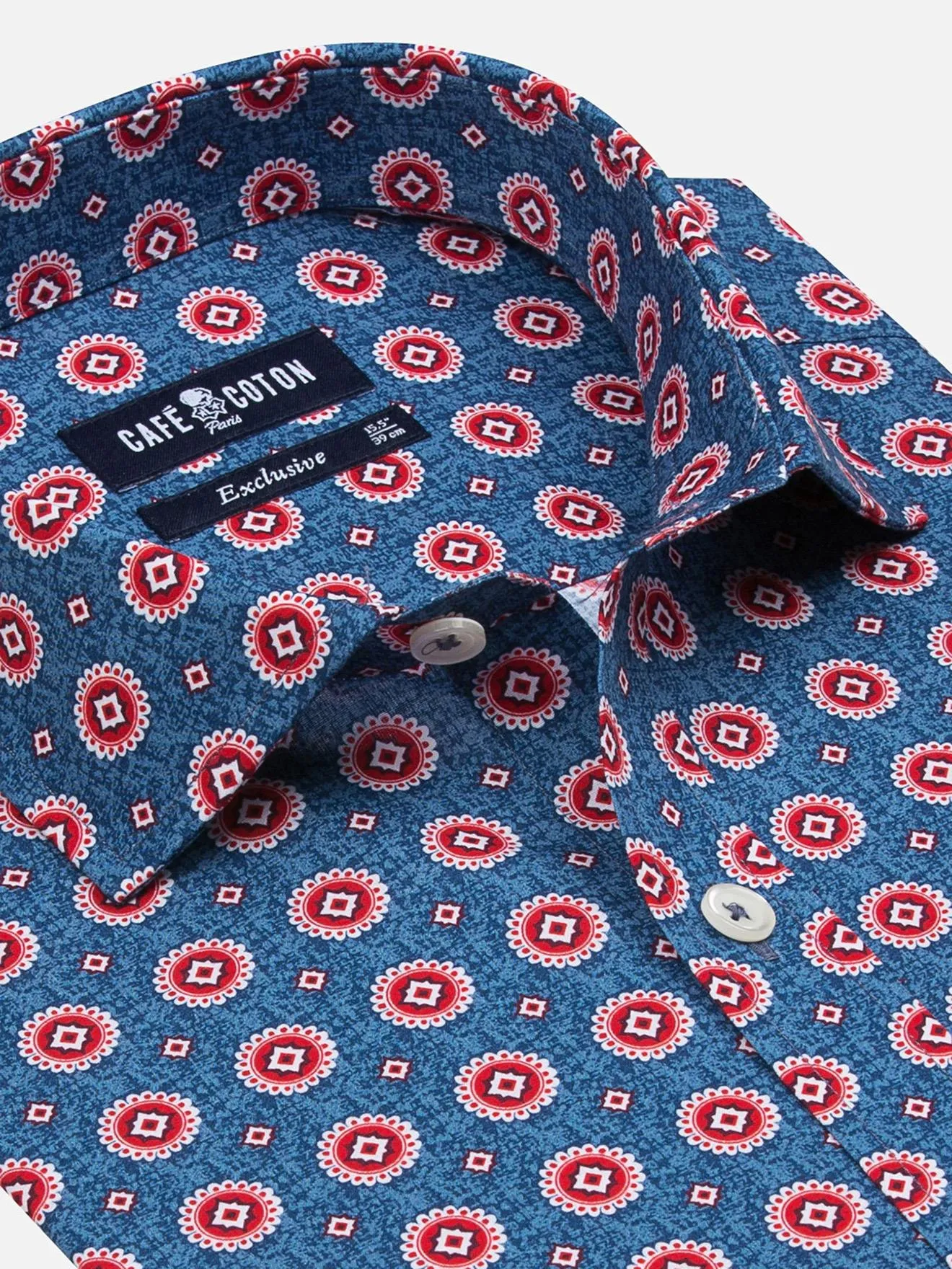 Chemise cintrée Garvin ciel
