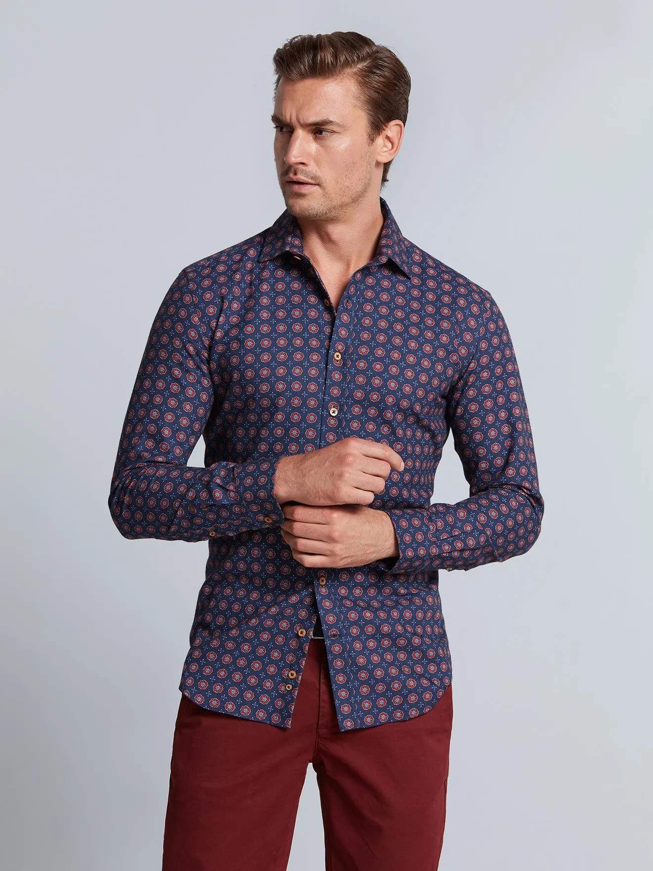 Chemise cintrée Robby à imprimé floral