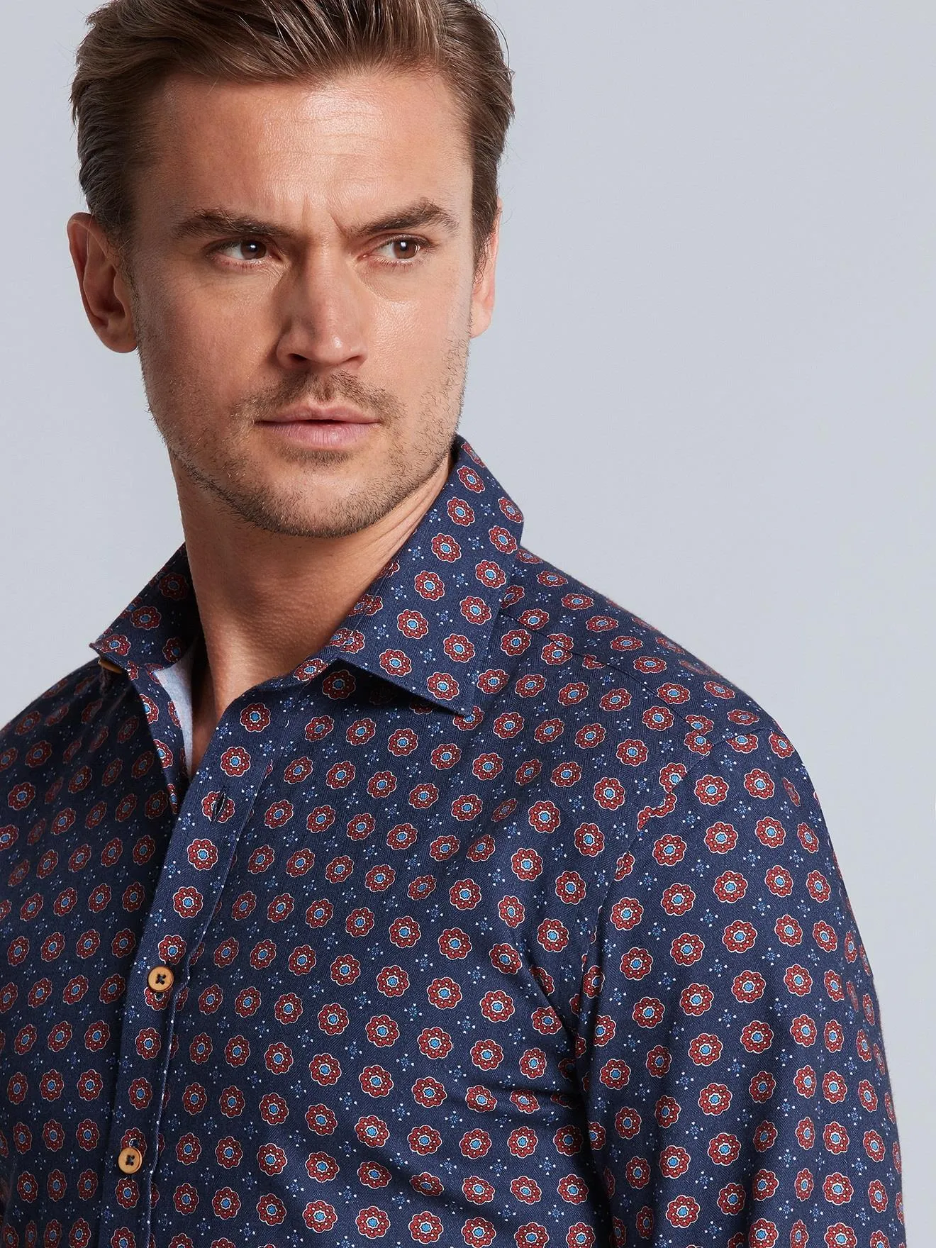 Chemise cintrée Robby à imprimé floral