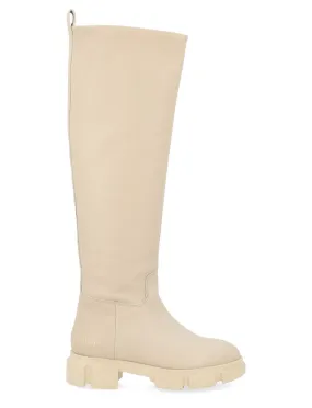 Copenhagen Botte en cuir lisse beige