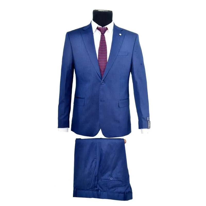 Costume 2 pièces - homme - bleu - Haut de gamme - CTM332