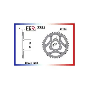 COURONNE ACIER COUR AC GSX550ESD/EFE 41 530