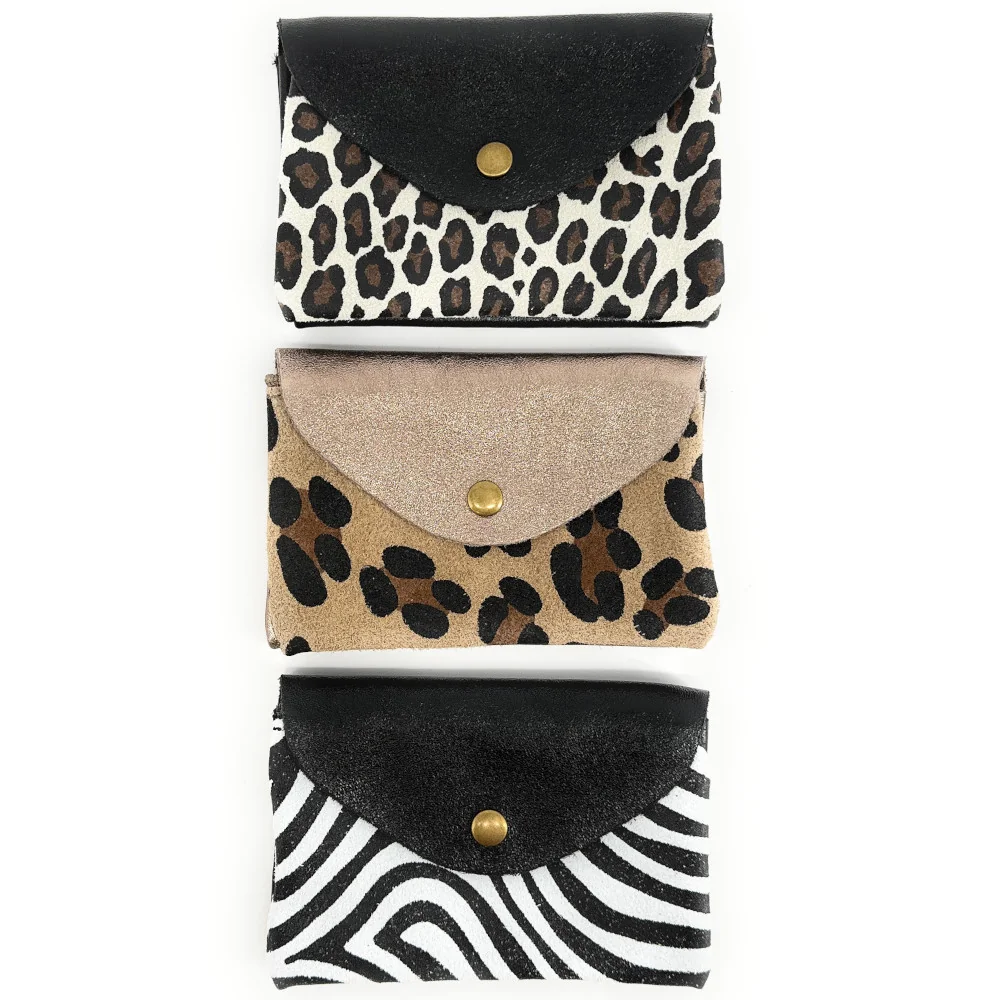 Edition limitée | Porte-monnaie en cuir irisé et nubuck COMBI JUNGLE