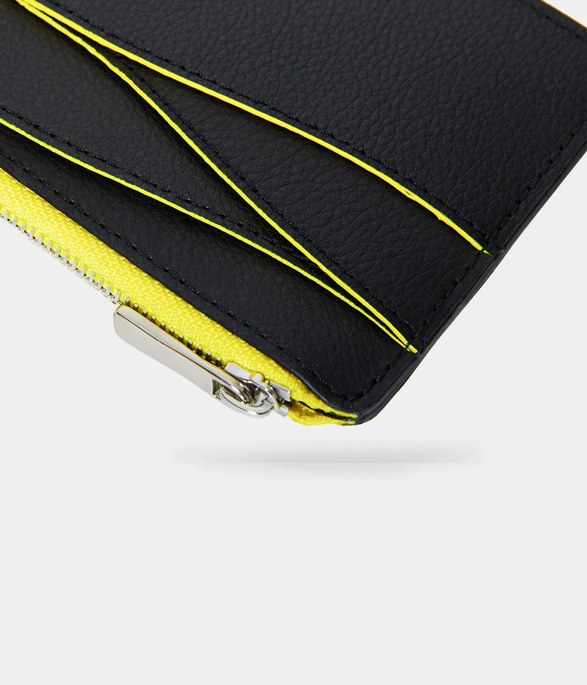 Grand porte-carte en champignon zippé Mylo™️ jaune