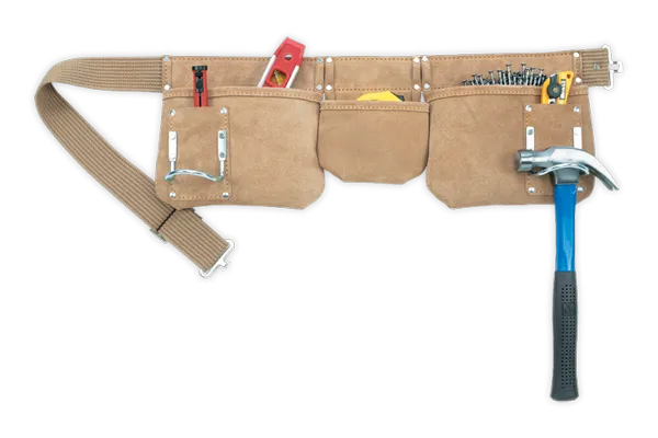 Kuny's AP1300 Tablier de menuisier 6 pochettes