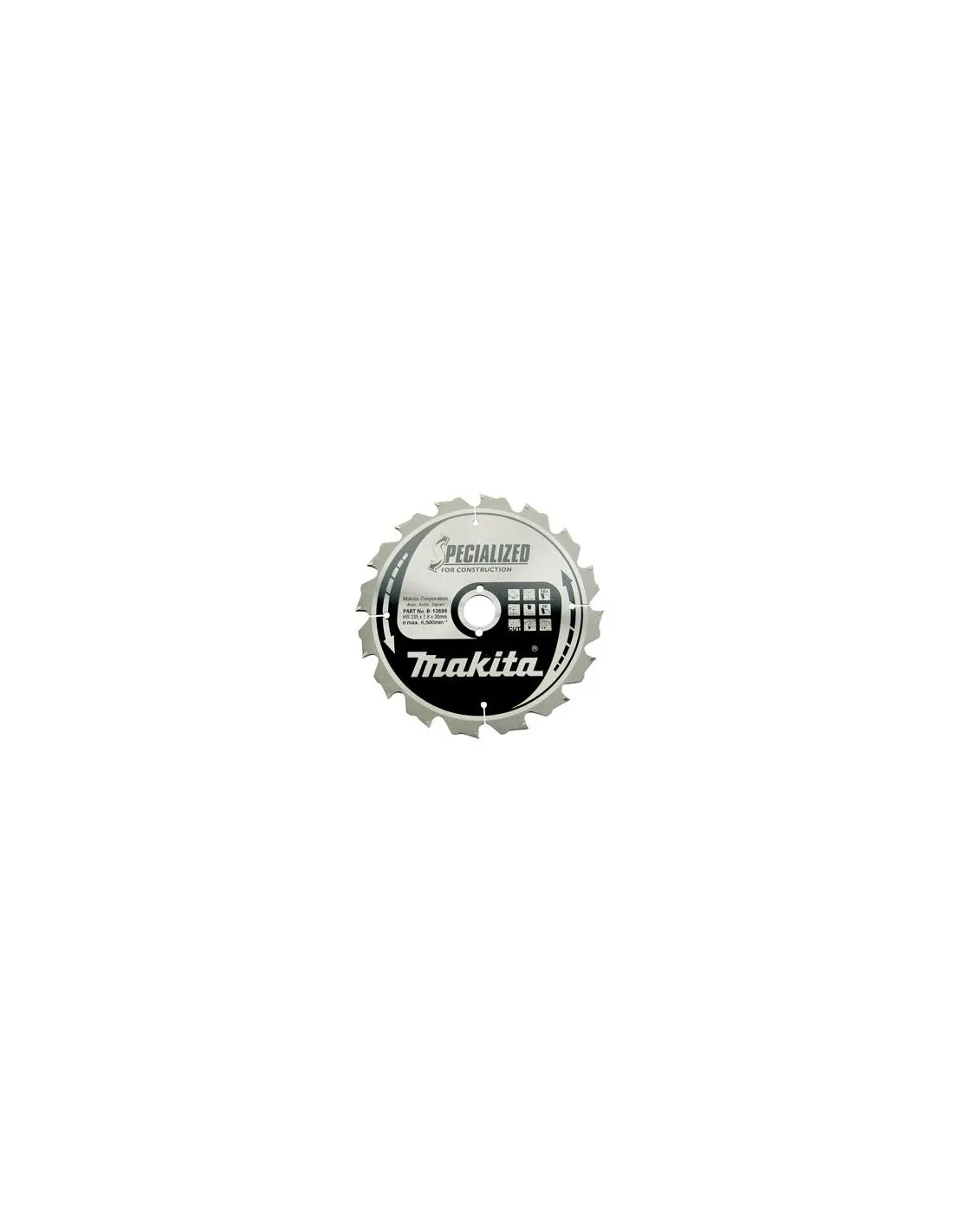 LAME TCT PO 190/30/12 SPE CSTR MAKITA B-33554