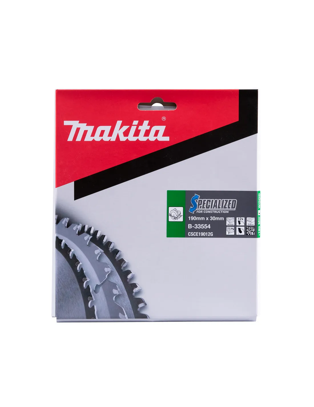 LAME TCT PO 190/30/12 SPE CSTR MAKITA B-33554