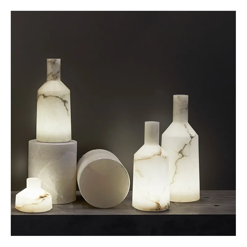 Lampe d'extérieur en albâtre Alabast 11 cm - Carpyen