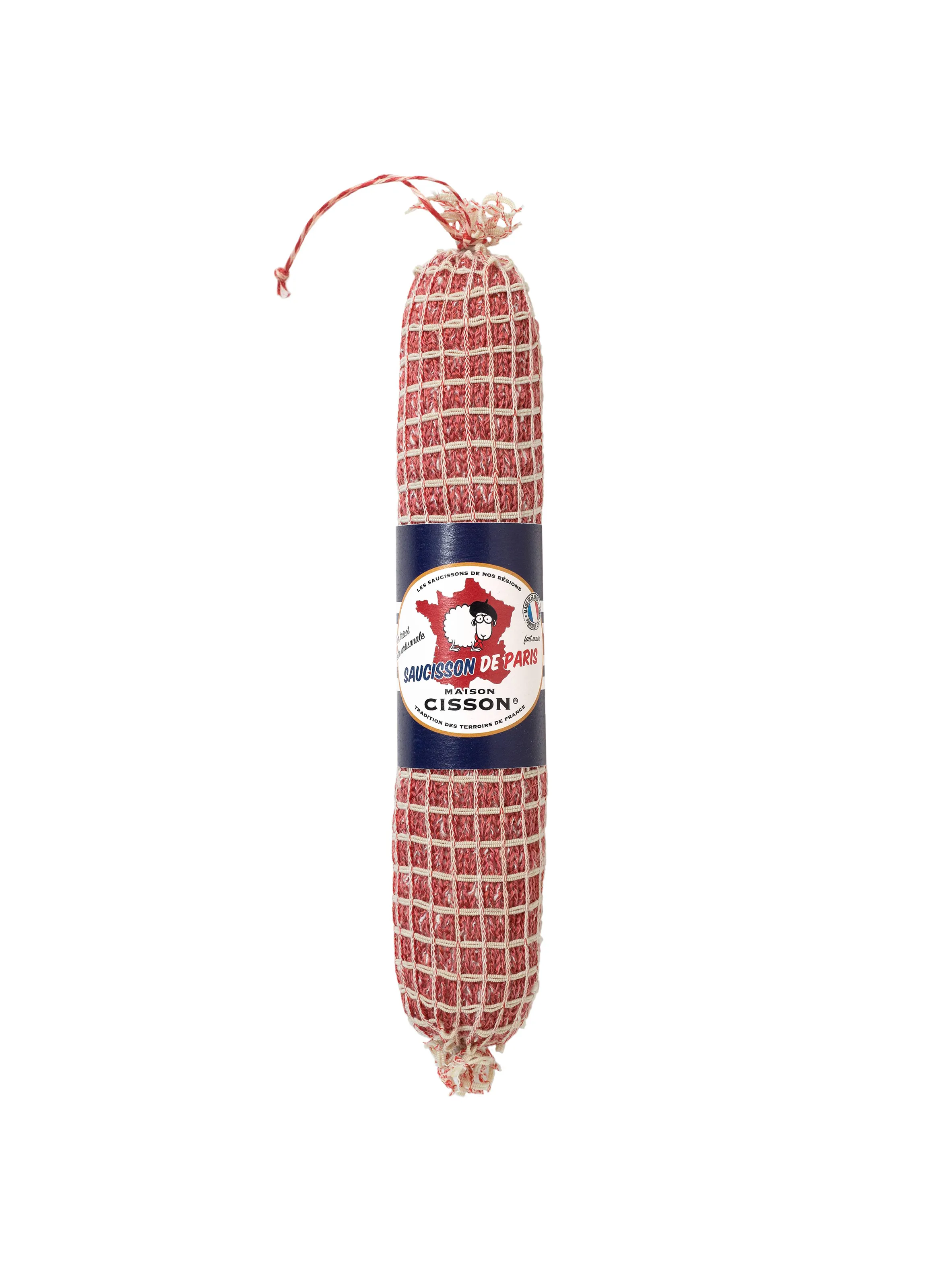 MAISON CISSON  Peluche Saucisson Paris - Rouge