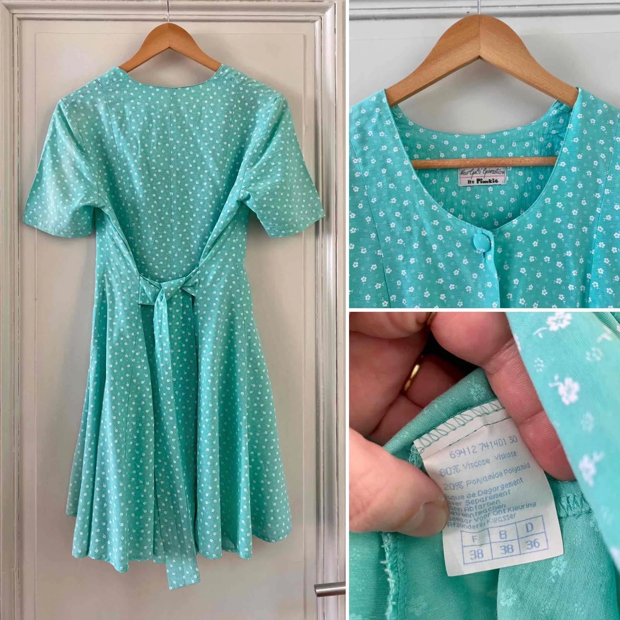 Mini robe à fleurs