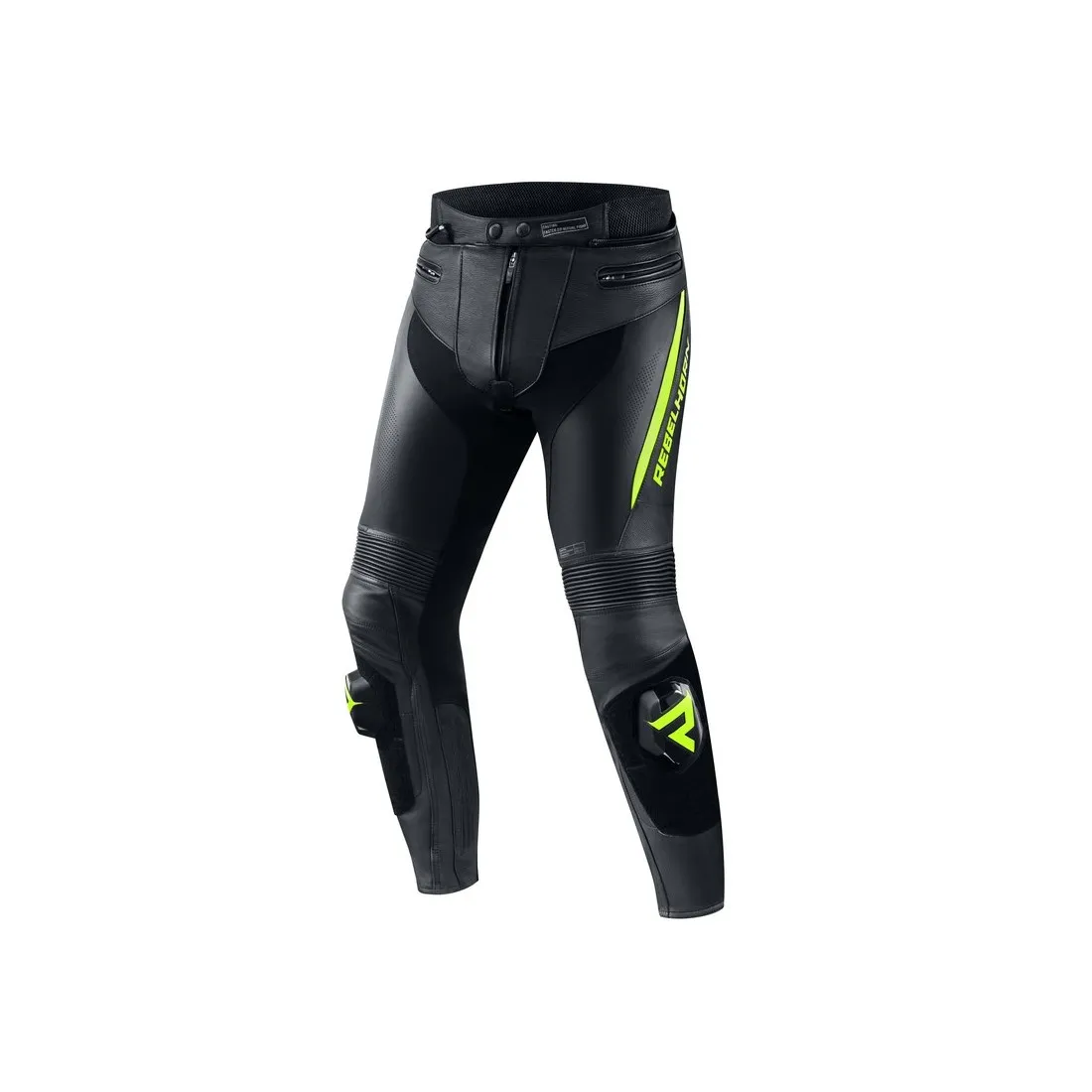 Pantalon Rebelhorn Fighter Noir Jaune Fluo