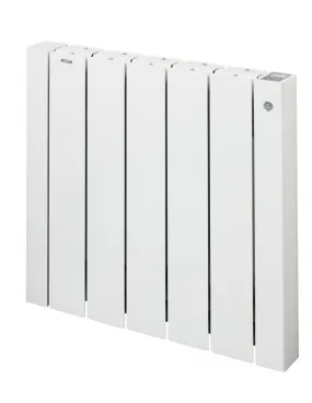 Radiateur électrique Volga Plus Régul.digitale+œil NF Blanc RAL 9010 1000W H575 mm L628 mm Acova TAMH-100-063/CF