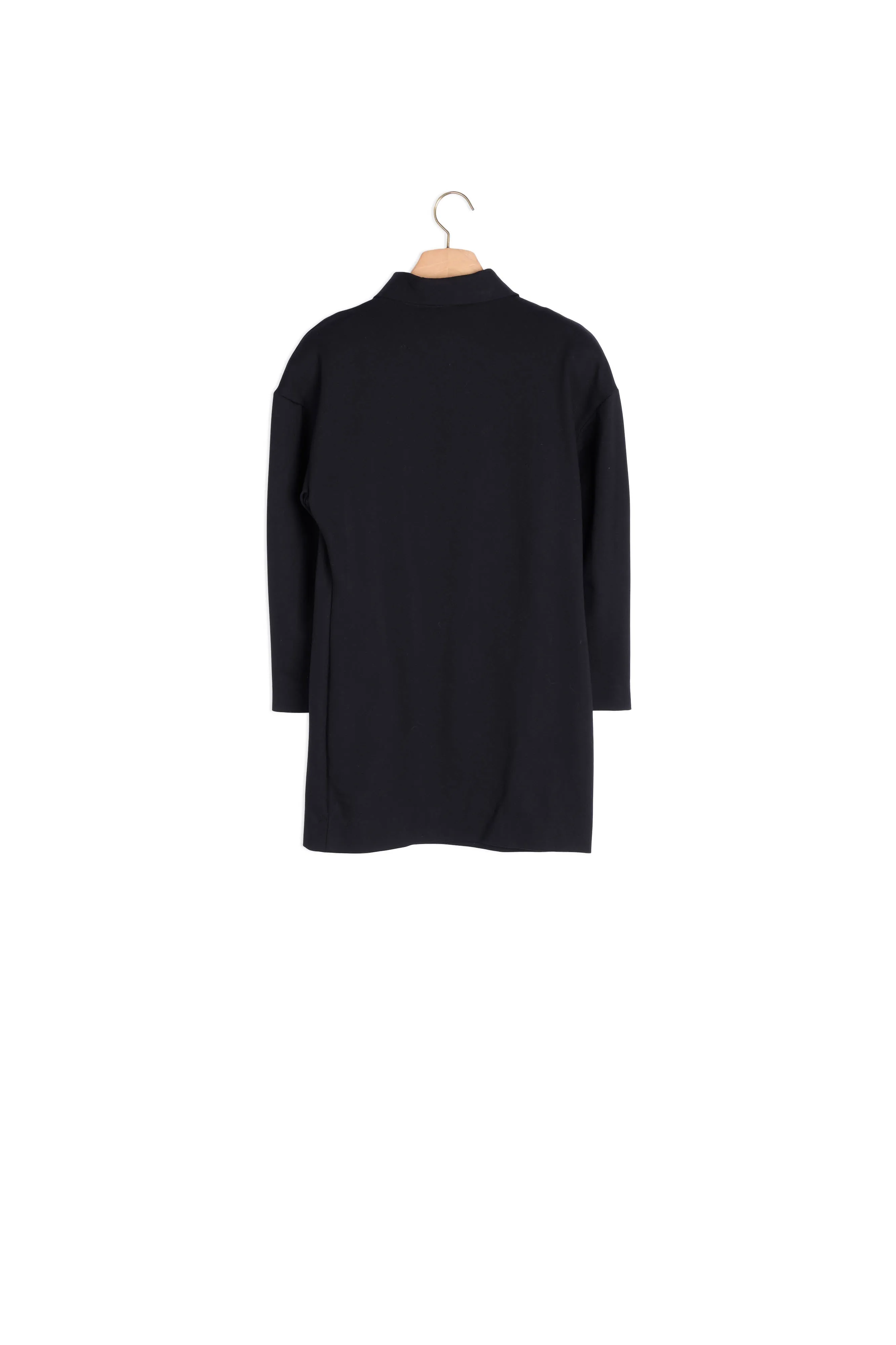 Robe courte à col chemise
