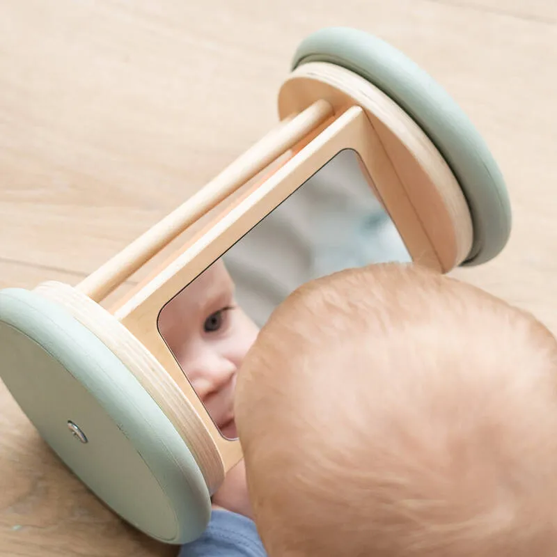 Rouleau d'éveil avec miroir Birdee Multicolore