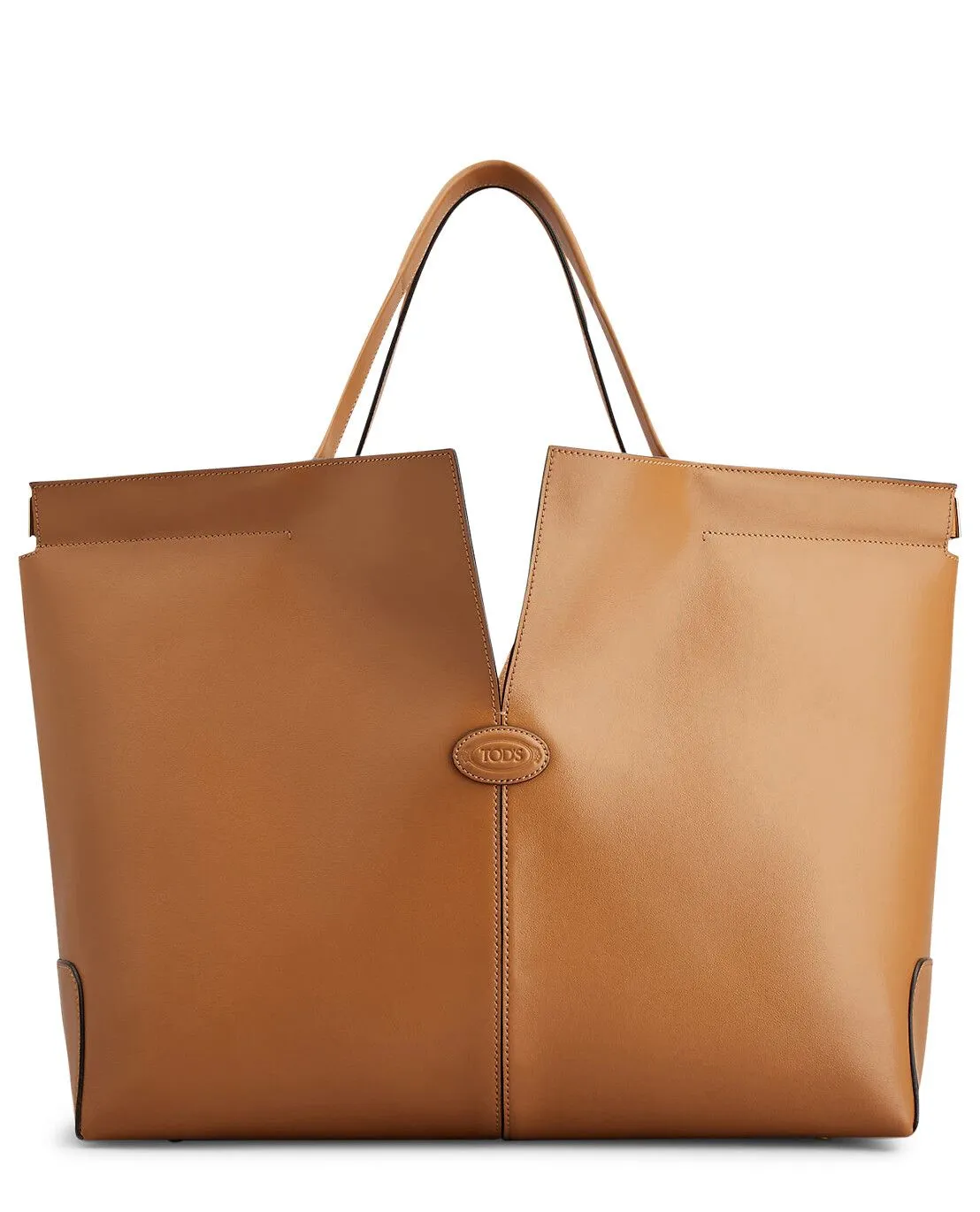 Sac cabas en cuir lisse Di Bag Folio Medium