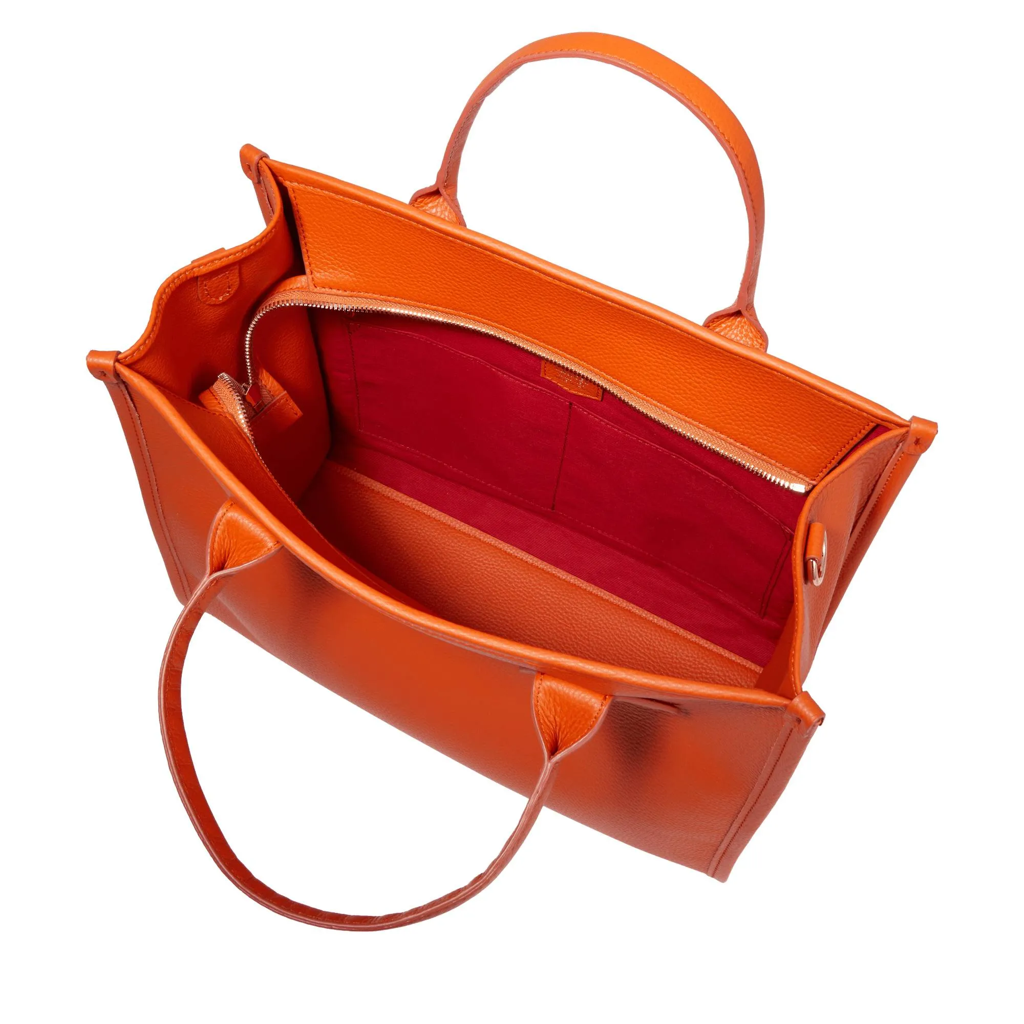 Sac cabas zippé Lancel Jour en cuir grainé M A12996