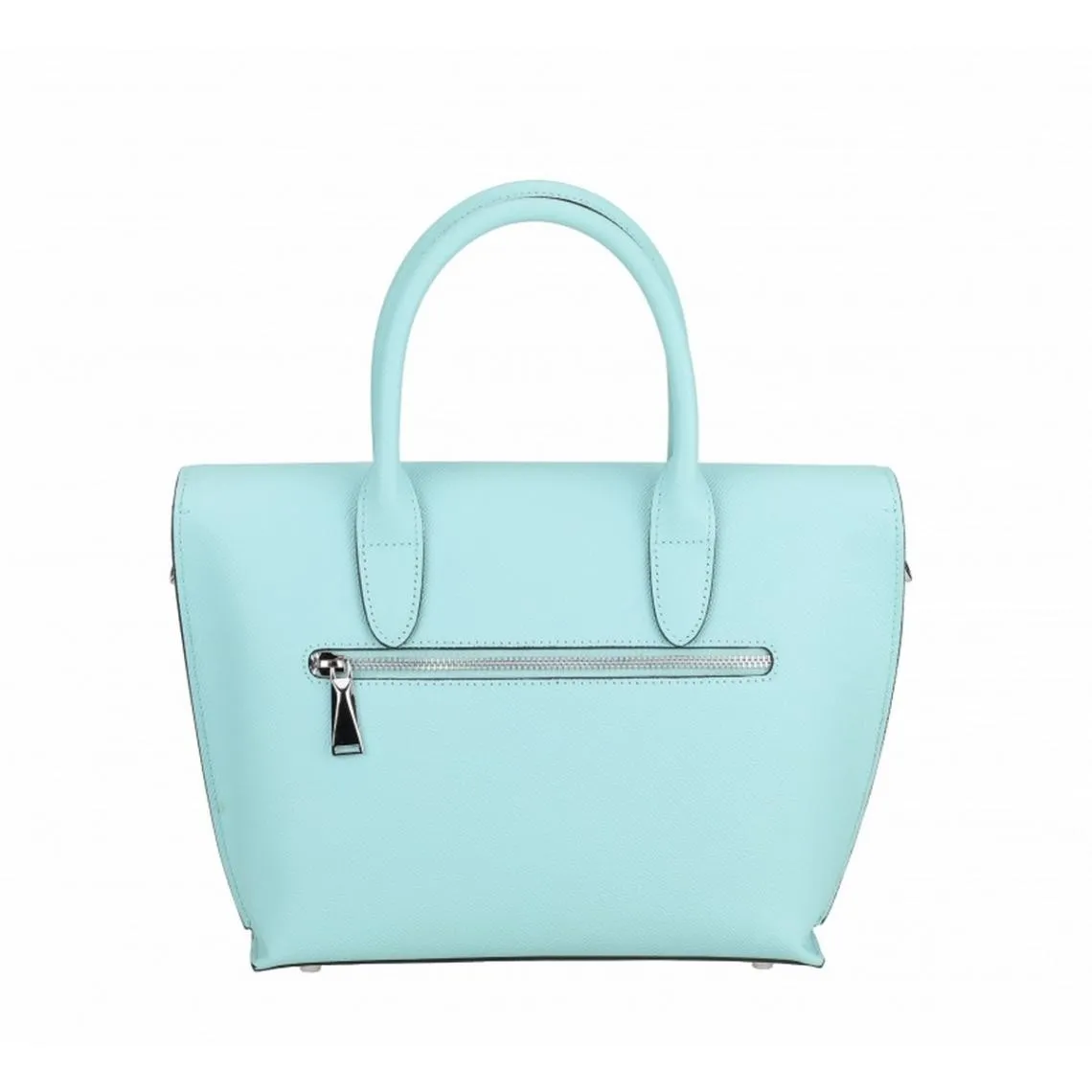 Sac Porté main en cuir bleu dragee  Paloma | 3 Suisses