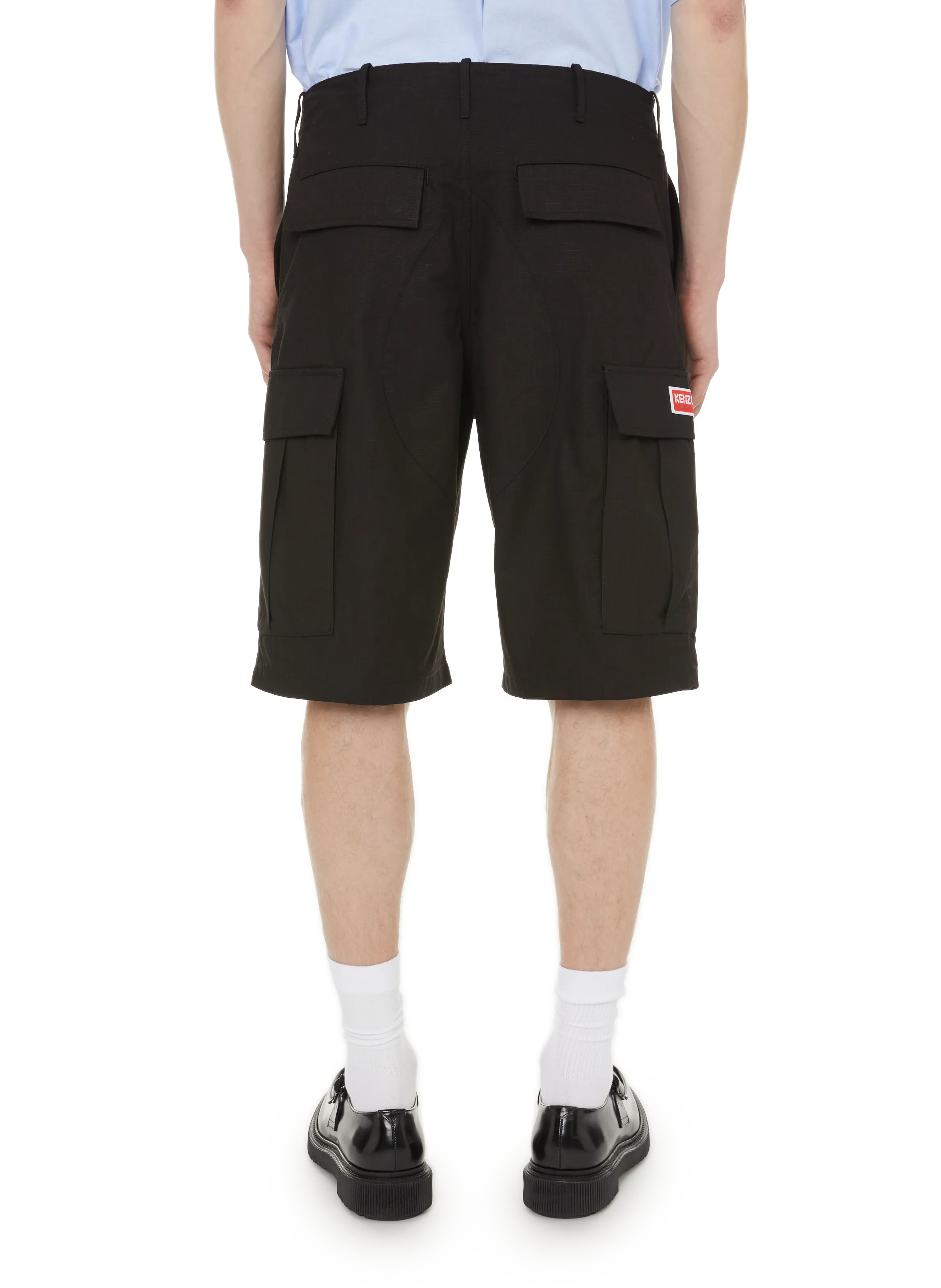 SHORT DROIT EN COTON - KENZO pour HOMME | Printemps