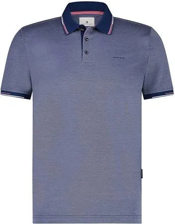 State Of Art Polo Piqué Bleu Cobalt 46114451-5761 commander