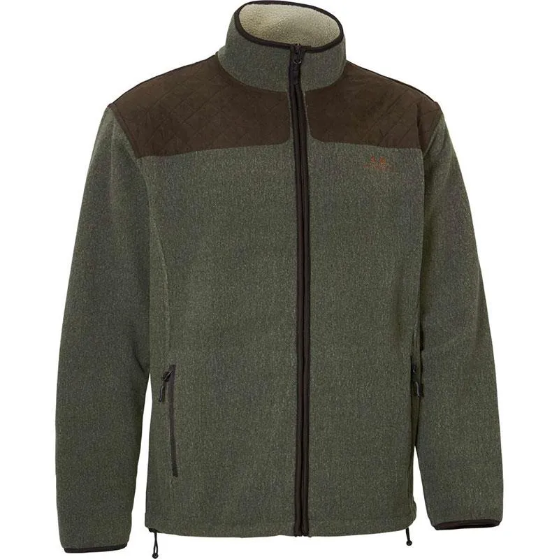 SWEAT HOMME SWEDTEAM TORNE 2.0 FULL-ZIP - VERT/MARRON