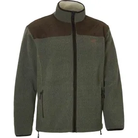 SWEAT HOMME SWEDTEAM TORNE 2.0 FULL-ZIP - VERT/MARRON