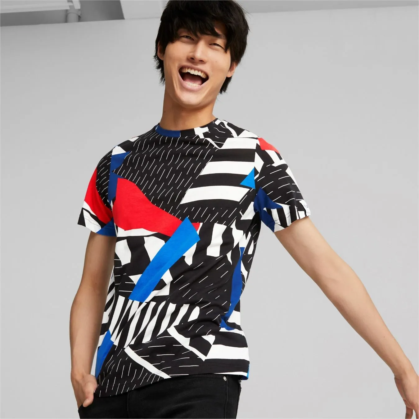 T-Shirt BMW MOTORSPORT MMS AOP Blanc pour Homme