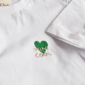 T-shirt enfant brodé Grand amour - Personnalisable