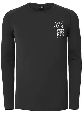 T-shirt Picture Damien LS - Black - men´s