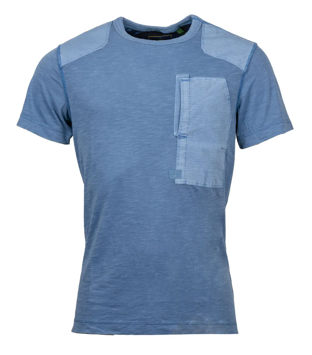 Tee-shirt G-star en coton mélangé bleu ciel
