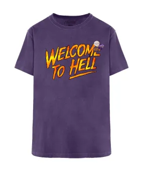 Tee shirt trucker grape WELCOME