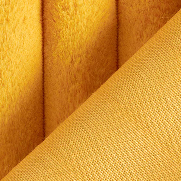 Tissu de revêtement Côtes moelleuses – jaune curry