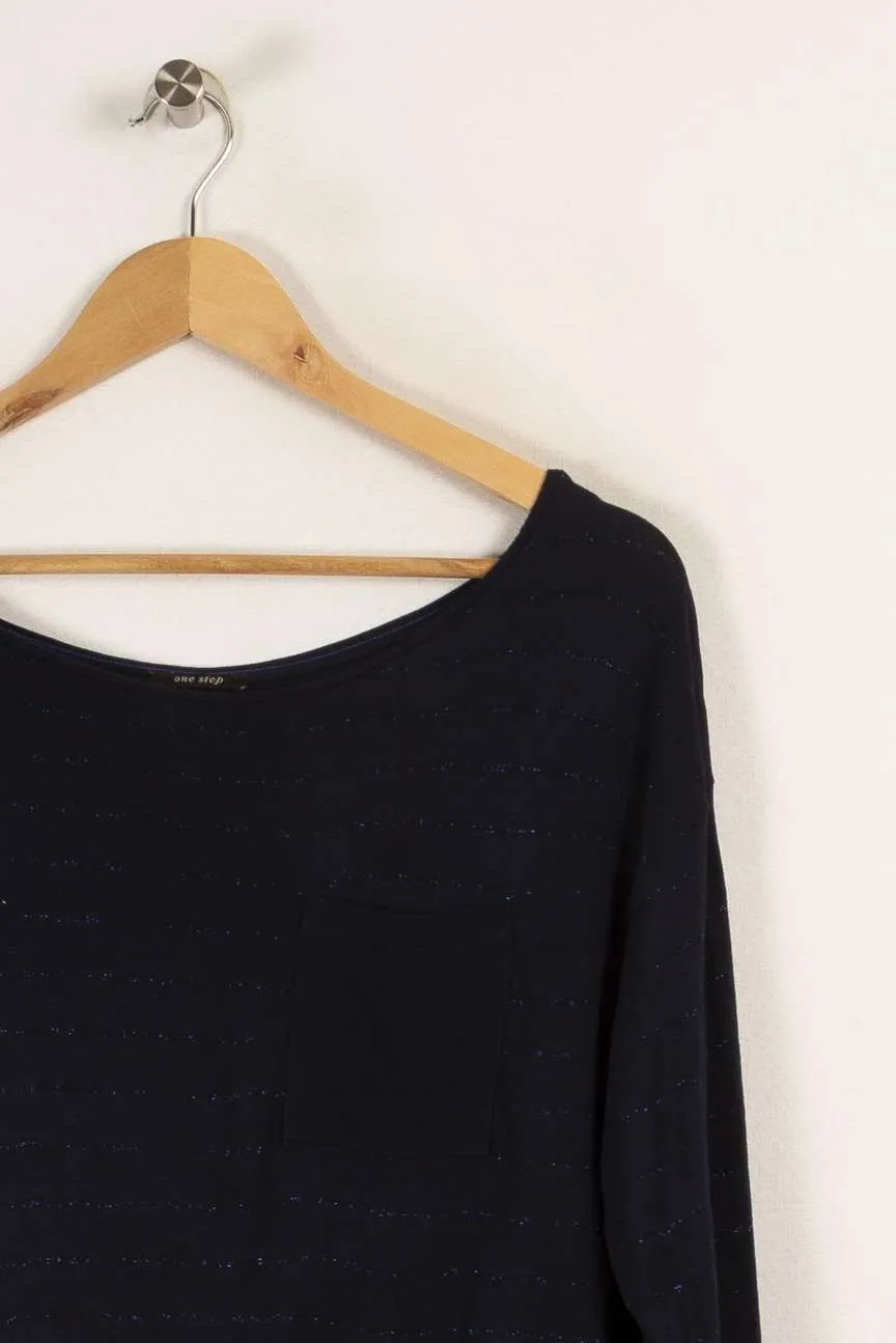 Top bleu - Taille S/36