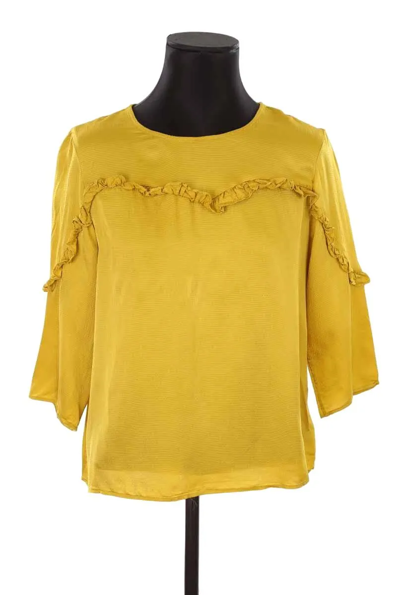 Top jaune