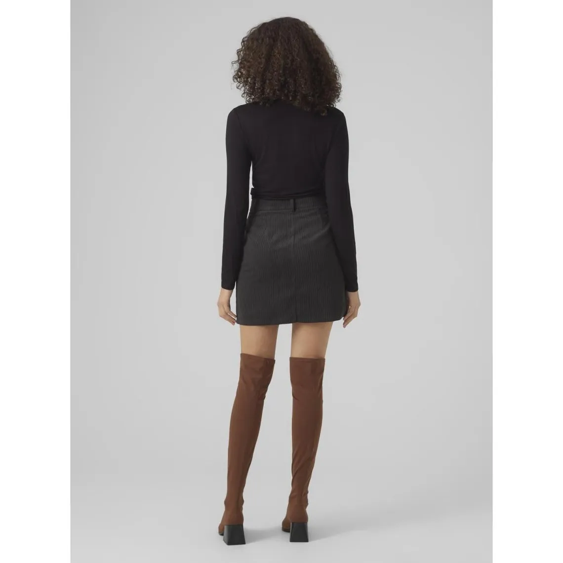 Top tight fit noir en viscose | 3 Suisses