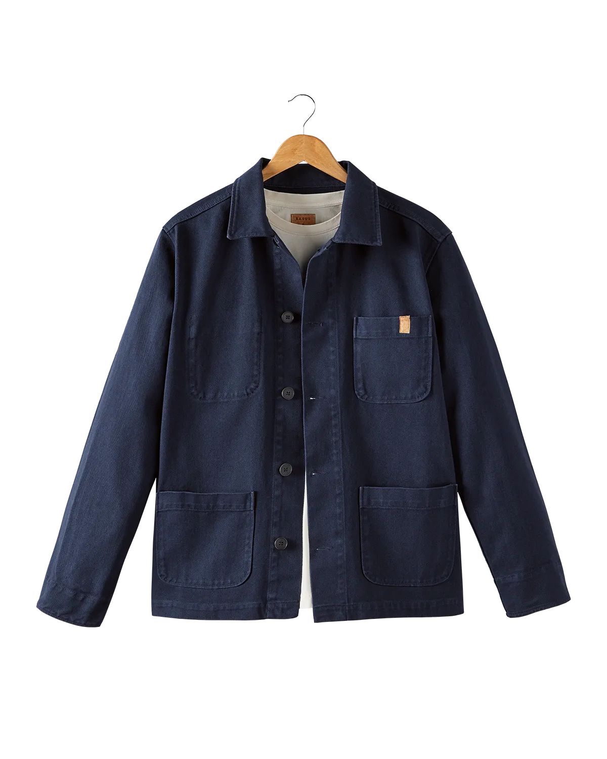 VESTE DE TRAVAIL EN TWILL | BLEU MARINE