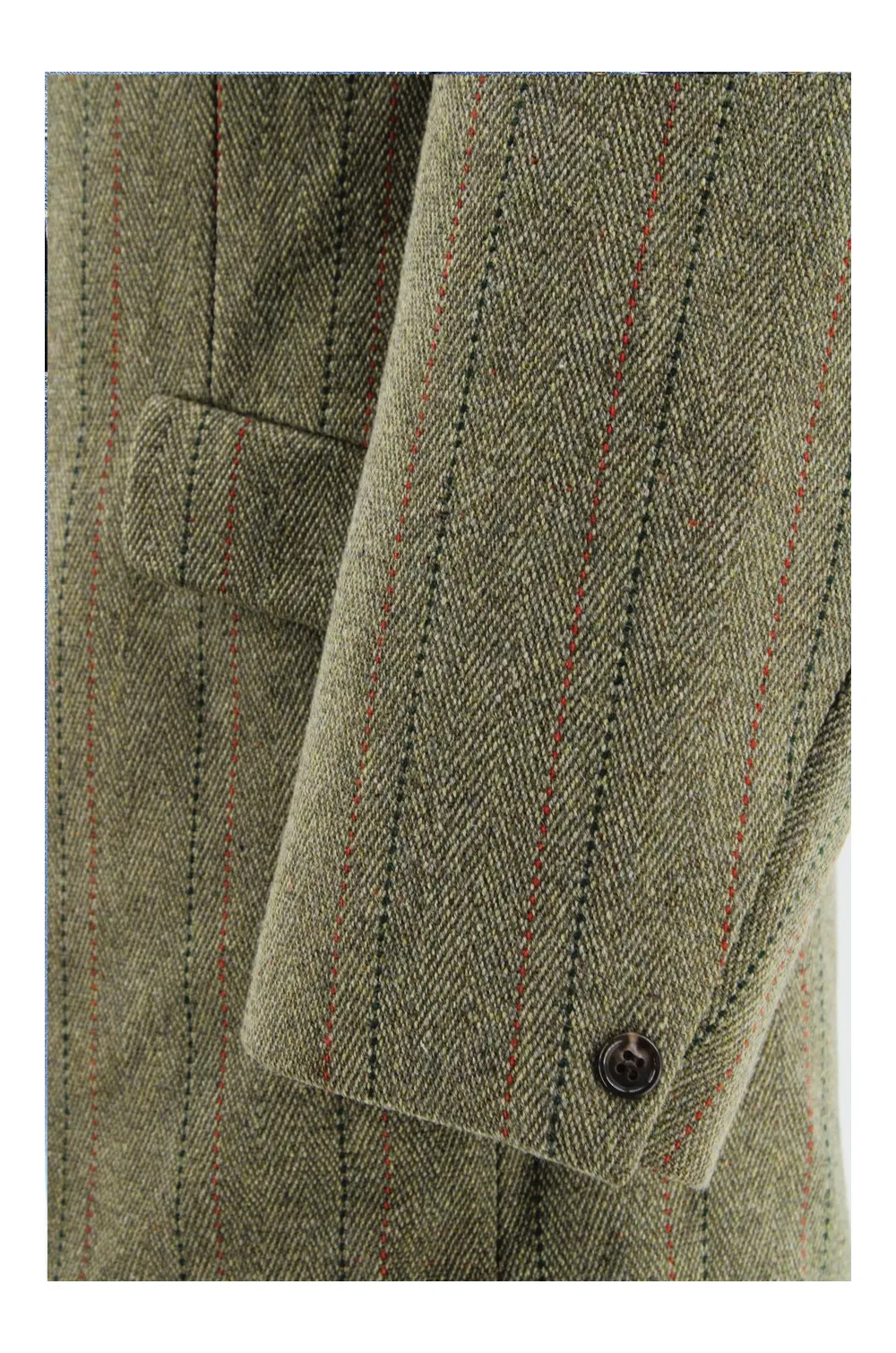 Veste Horse Country kaki / Vêtement d'occasion vintage friperie