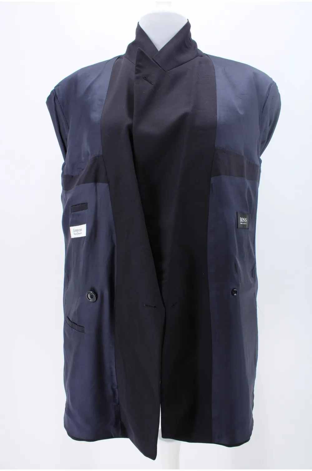 Veste Hugo Boss bleu marine / Vêtement d'occasion vintage friperie